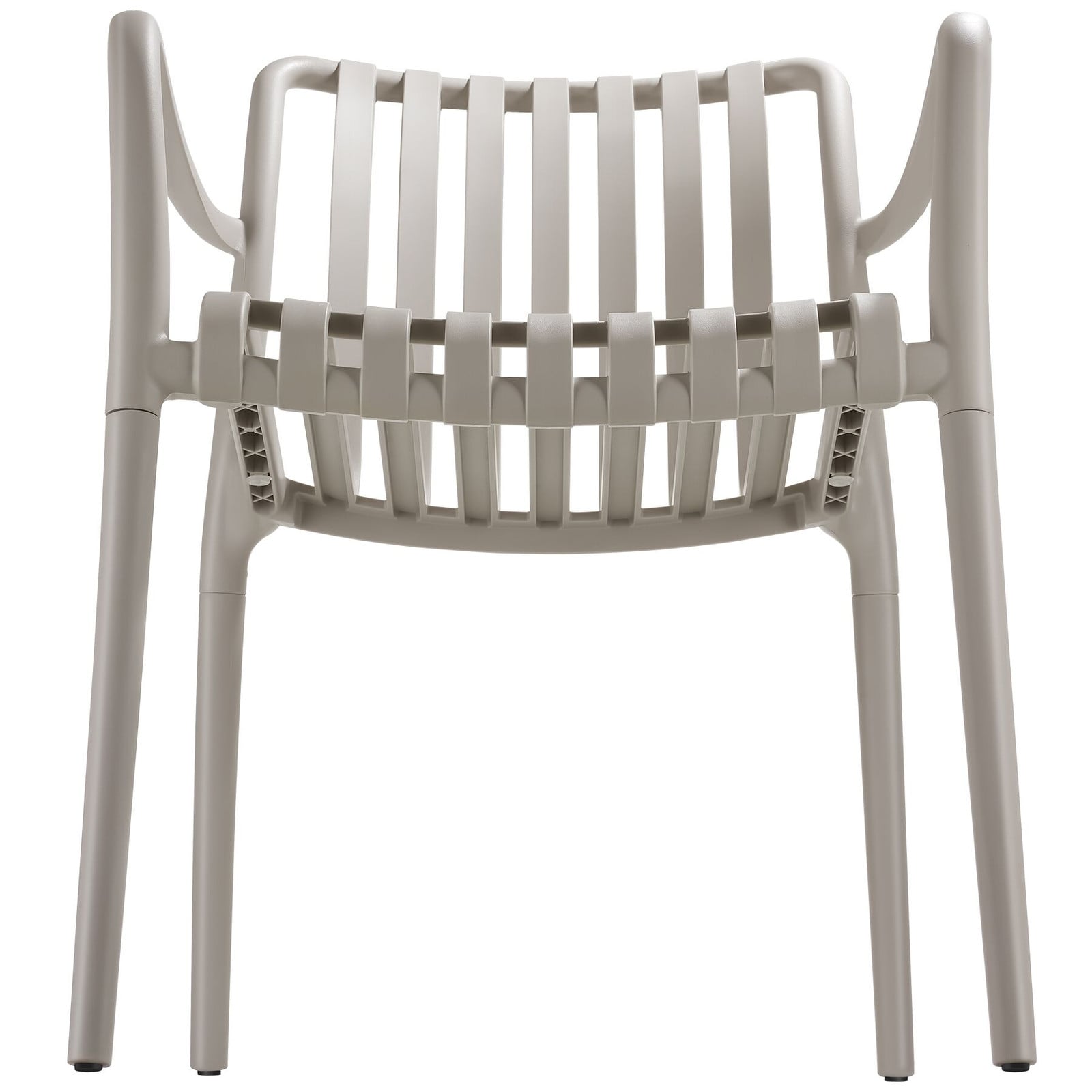 Set van 6 stapelbare weerbestendige tuinstoelen met armleuningen van TecTake GmbH