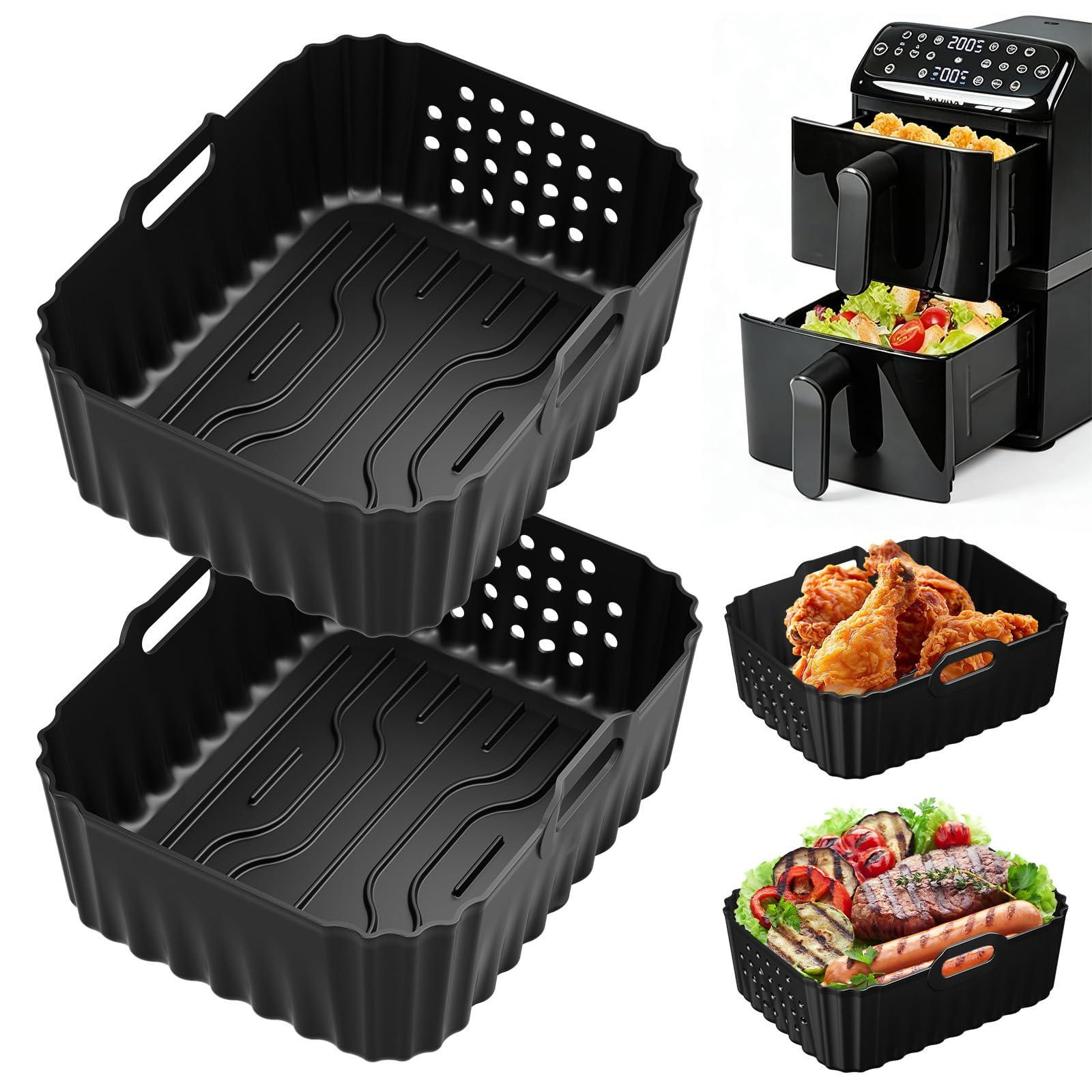 Dripio Siliconen accessoires voor heteluchtfriteuse, 2 stuks, 10 liter, BPA-vrij