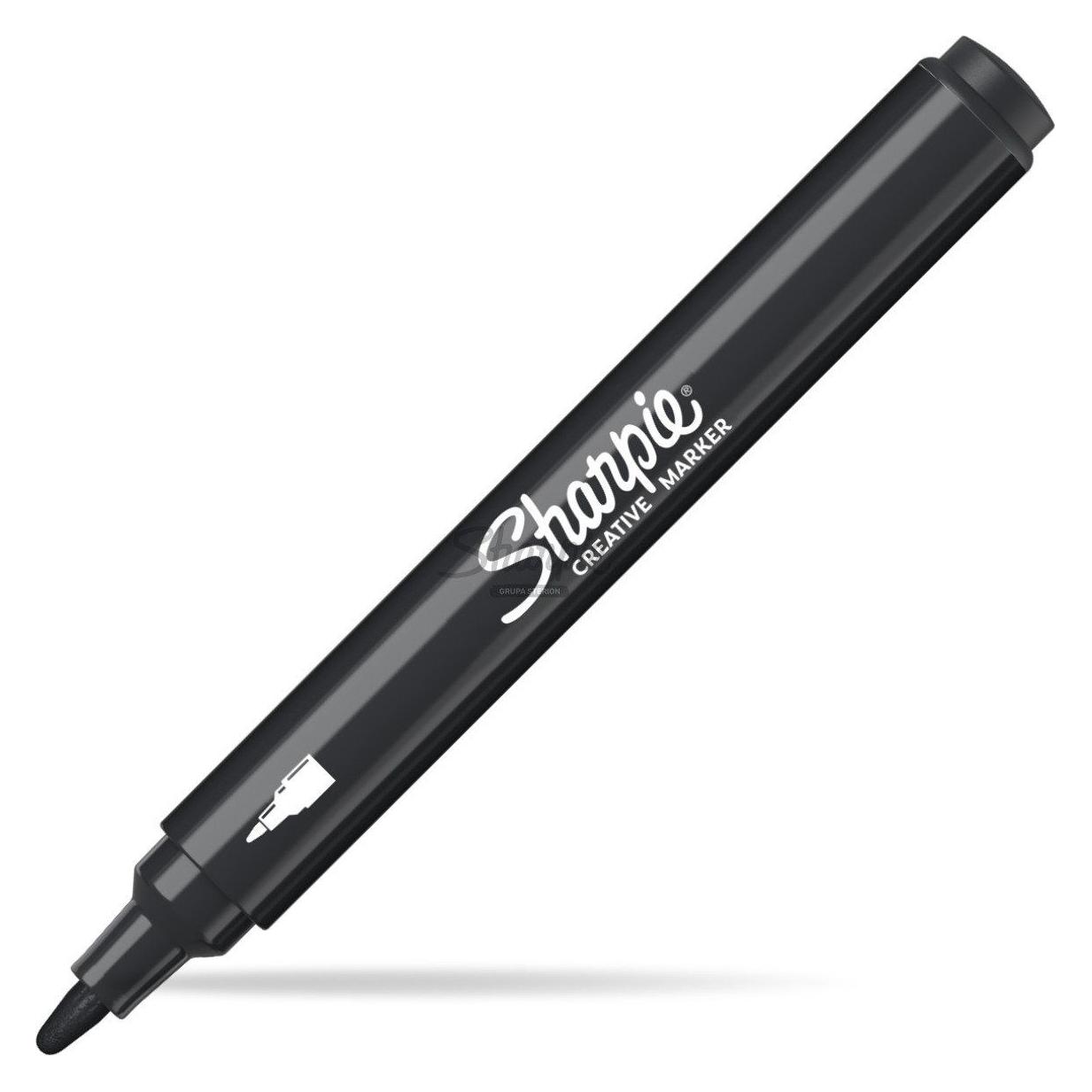 Sharpie Kreativmarker Rundspitze Acryl schwarz (6x) (2218123)