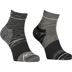 Ortovox, Herren, Sportsocken, Alpine Quarter Socks (42 - 44), Schwarz, Grau