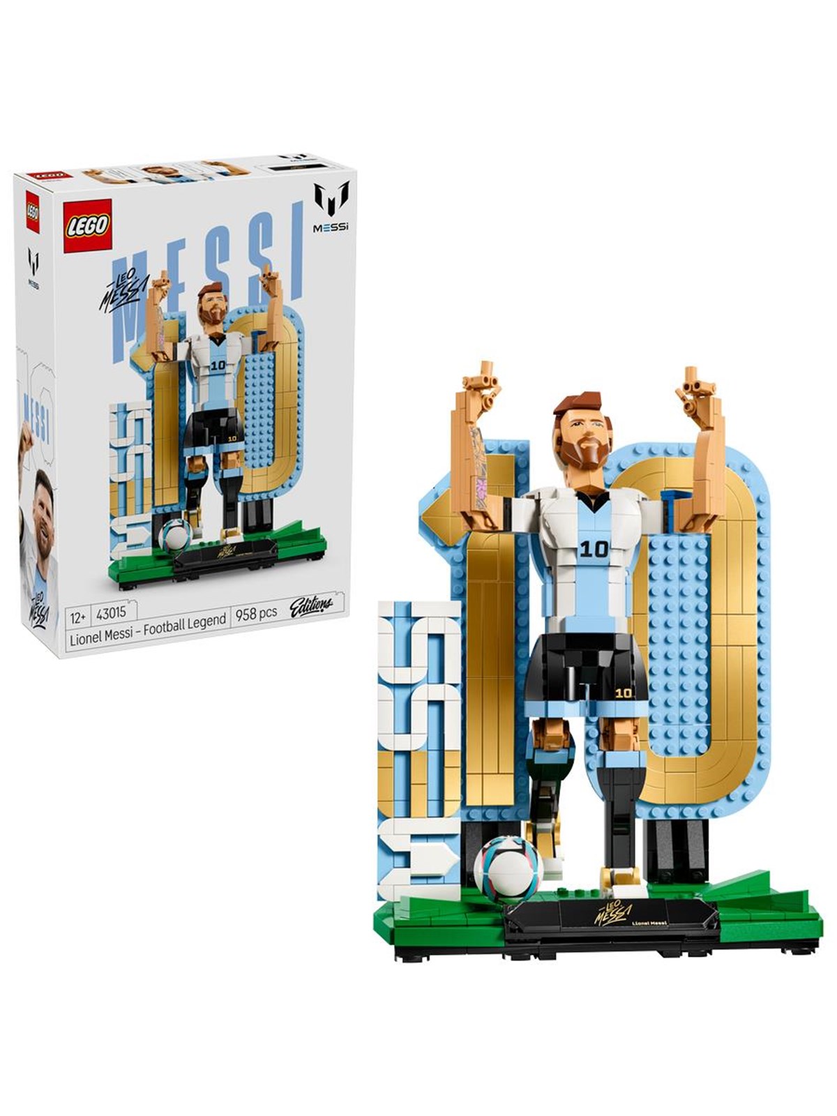 LEGO Editions 43015 Lionel Messi - Fußballlegende