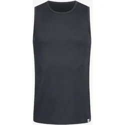 Tom Fyfe Merino Herren Tank Top Anthrazit M