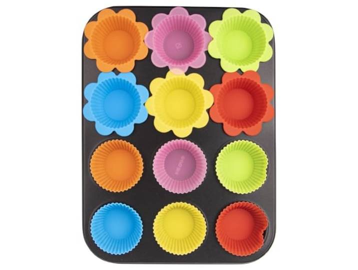 Orion Backform Muffins + Silikonbecher 12St