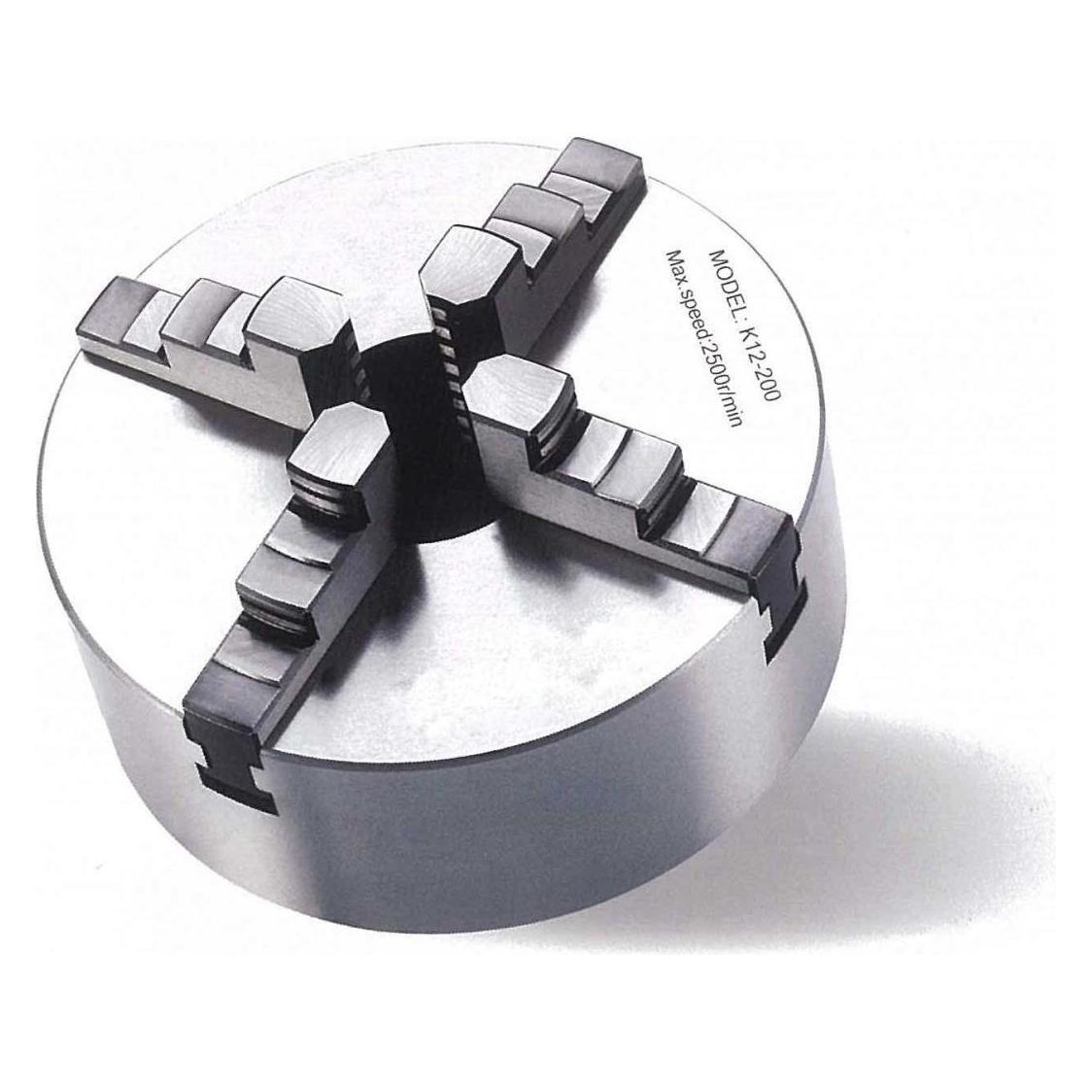 Optimum Vierbacken-Drehfutter Guss Camlock, einzeln spannend Ø 200 mm DIN ISO 702-2 Nr. 4, 3 (3442879)
