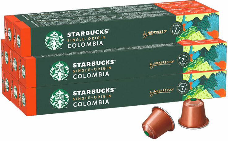 80 Nespresso* Original Kompatible Kapseln Colombia– Starbucks - MaxiCoffee