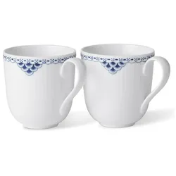 Royal Copenhagen Prinsesse krus blå 37 cl 2 stk., Serviergefässe, Blau