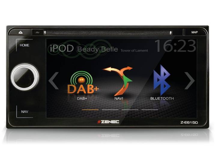 Zenec Z-E6150 2-DIN Autoradio mit Bluetooth DAB+ USB Toyota Autoradio (RDS, AUX-Eingang, USB, Bluetooth)