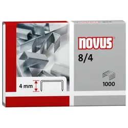 novus Heftklammern 9 mm 8/4