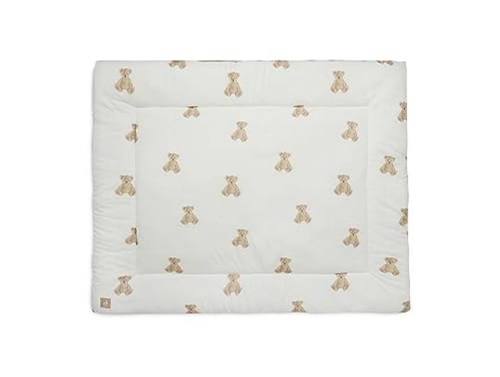 Jollein Boxkleed voor Baby's - Teddy Bear - Organisch Katoen - Speelkleed Baby - 75x95 cm