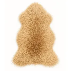 SCHAFFELL Island Lammfell lockig ca. 110 cm Naturfarben