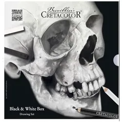 Cretacolor, Malstifte, Brevillier's Skull-Edition Zeichenkohle farbsortiert 1 Set (25x)