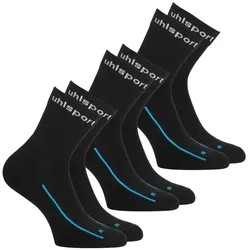 3er Pack uhlsport Team Classic Socken schwarz 46-50