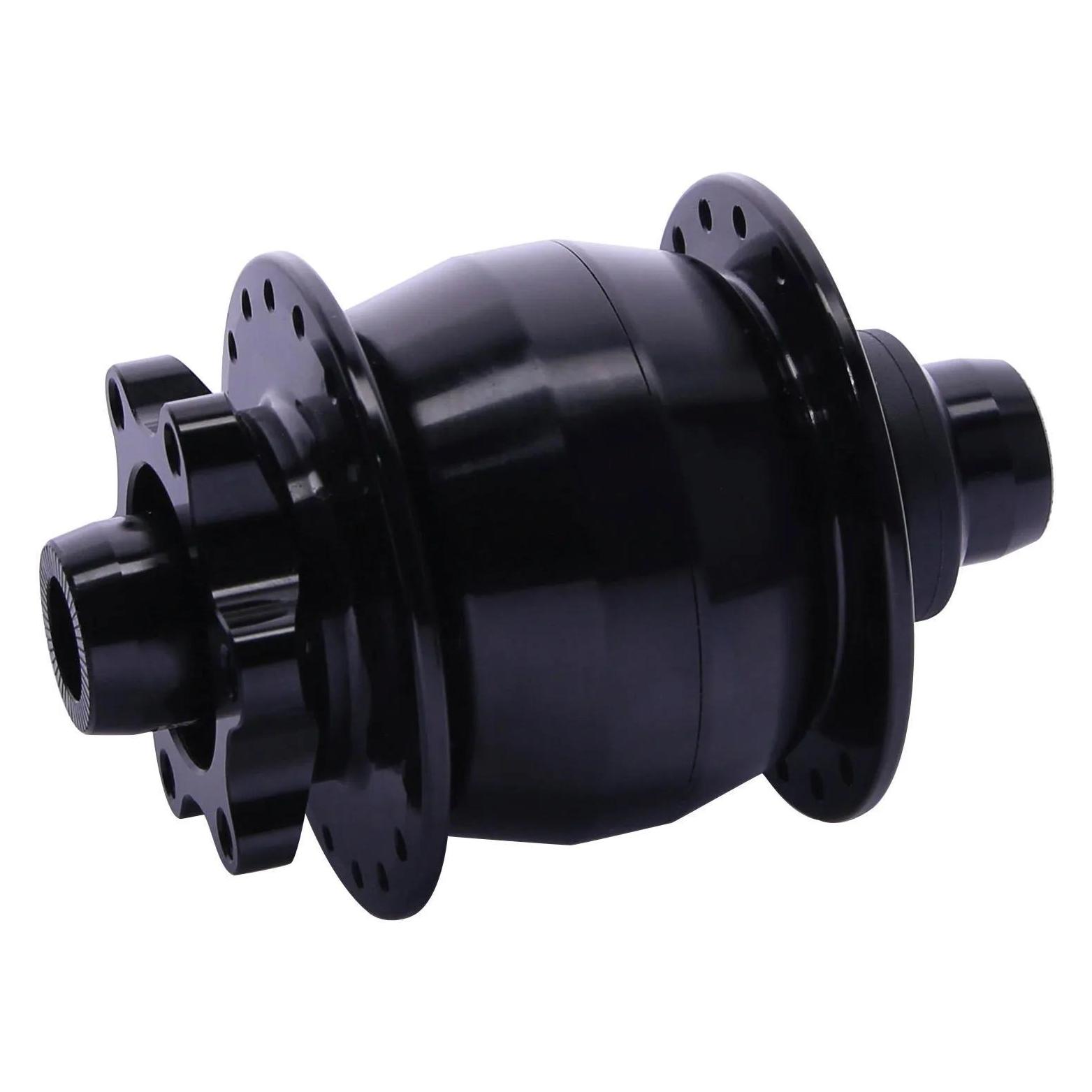 Con-Tec Nabendynamo Powerhouse Hub 2+ mit 6 Loch - Schwarz (Scheibenbremse 6-Loch) (07102924)