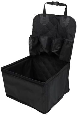Uplift Treasures Portable Dog Car Seat Cover With Storage black 1