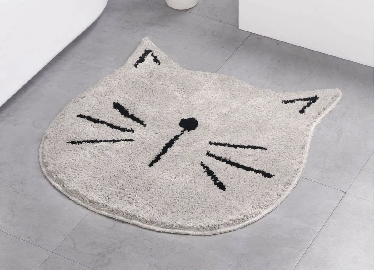 CHPN Antislip Badmat met Kattenmotief voor de Badkamer