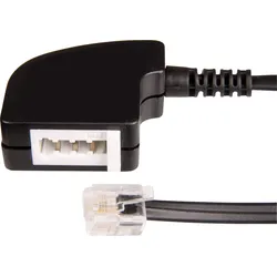 TAE 4NK-MS - TAE Adapterkabel, N Buchse / Modular Stecker, 0,2 m