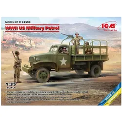 ICM WWII US Military Patrol (G7107 with MG M1919A4)