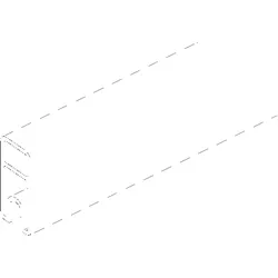 OSMO ALU-Fence Abschlussprofil 184 x 1,9 x 4,1 cm Lärche