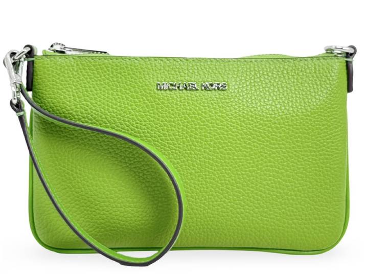 Michael Kors Jet Set Pochette à dragonne verte
