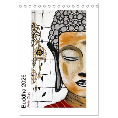 Buddha Relax (Tischkalender 2026 DIN A5 hoch), CALVENDO Monatskalender