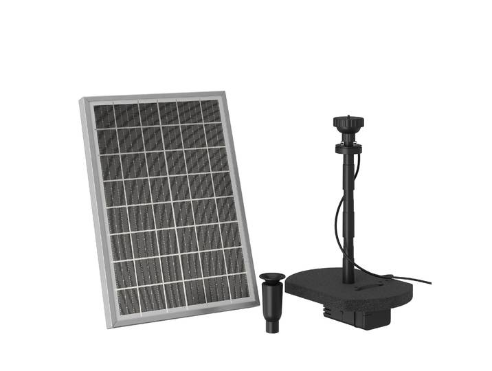 Solar Springbrunnen 21 x 29 cm schwarz