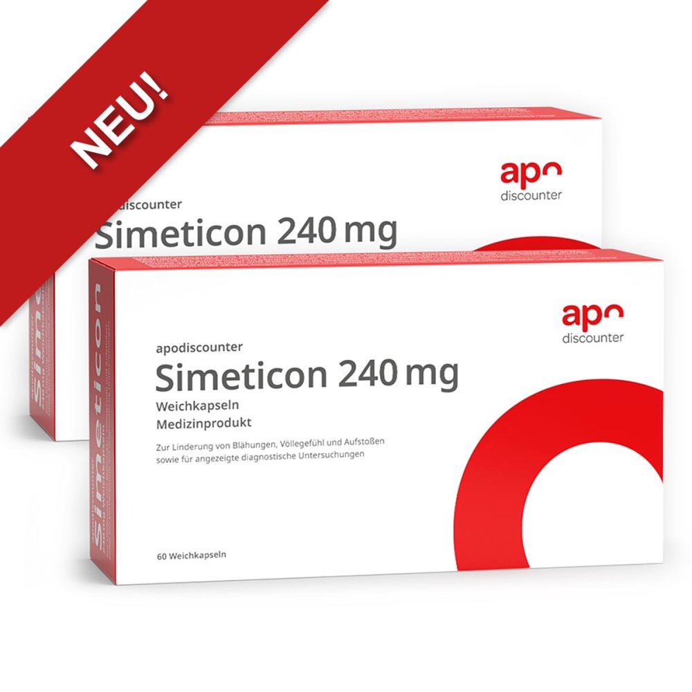 apo.com Group GmbH Simeticon Kapseln 240 mg von apodiscounter 08107950