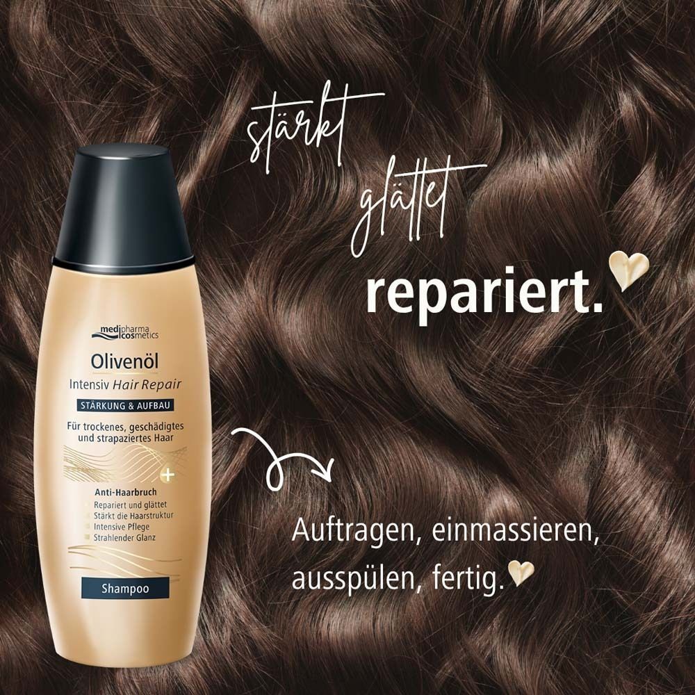 medipharma cosmetics Olivenöl Intensiv Hair Repair Shampoo 2x 2x200 ml