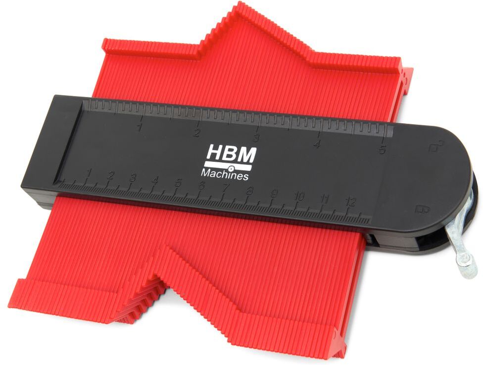 HBM 305 x 130 x 21 mm Modello Professionale Magnetico con Blocco e Livella