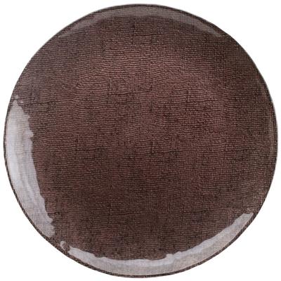Avet Set mit 6 runden Schalen aus Glas, Durchmesser 32,5 cm, Kollektion Cotton Iron dk349632p-iron