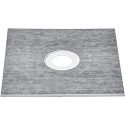 VEVOR Duschrand-Set, 914 x 914 x 22 mm, großes Duschwannen-Set mit 16 cm zentralem Abfluss, leichte EPS-Duschinstallations-Sets mit 2 wasserdichten Tüchern, Duschwannen-Neigungsstangen