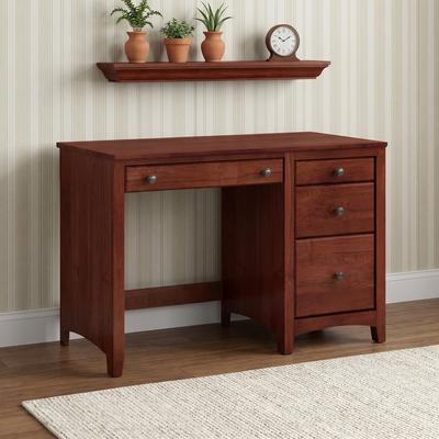 Arch+Haven Solid Wood 4 Drawer Desk