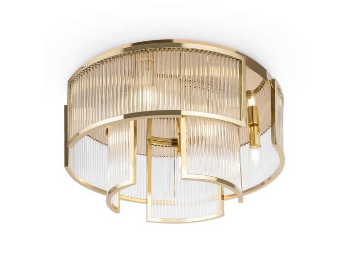 Deckenleuchte Frame Goldfarben max. 60 Watt Deckenlampe