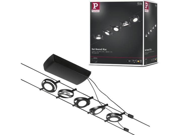 Paulmann CorDuo LED Seilsystem RoundMac Basisset
