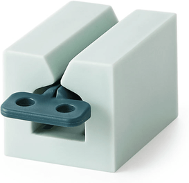 Everyday Crate Toothpaste Squeezer Set Manual Tube Wringer Easy Grip Toothpaste Dispenser light Blue + Dark Blue