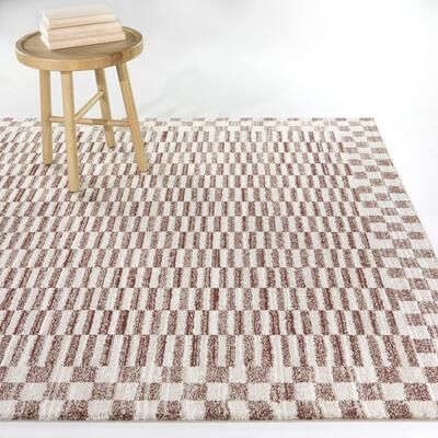 Balta Rugs Bakker Boho Checkered Area Rug