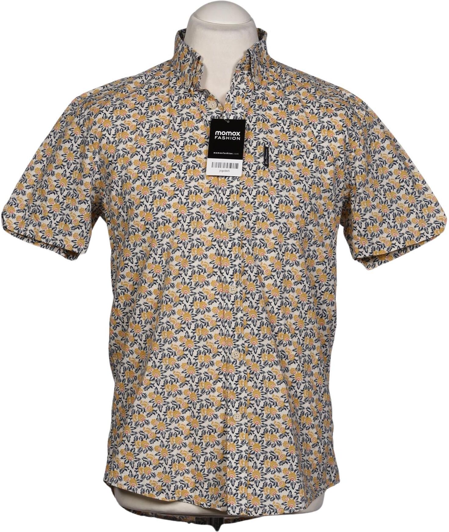 Ben Sherman Herren Hemd, Mehrfarbig, Gr. M, Baumwolle - Second Hand