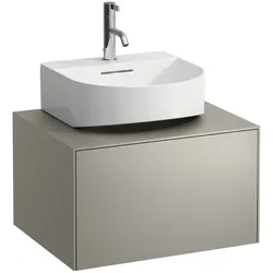LAUFEN SONAR Schubladenelement, 1 Schublade, für Aufsatz-Handwaschbecken H816341, Ausschnitt Mitte, H4054310340421, Farbe: Titan