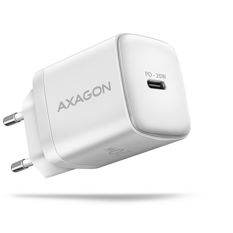 AXAGON ACU-PD20W wall charger 1x QC3.0/AFC/FCP/PD type-C, 20W, white