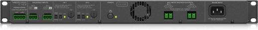 LAB Gruppen E 12:2 Endstufe, 2-Kanal, 19'', 1HE,2x600W/4Ohm