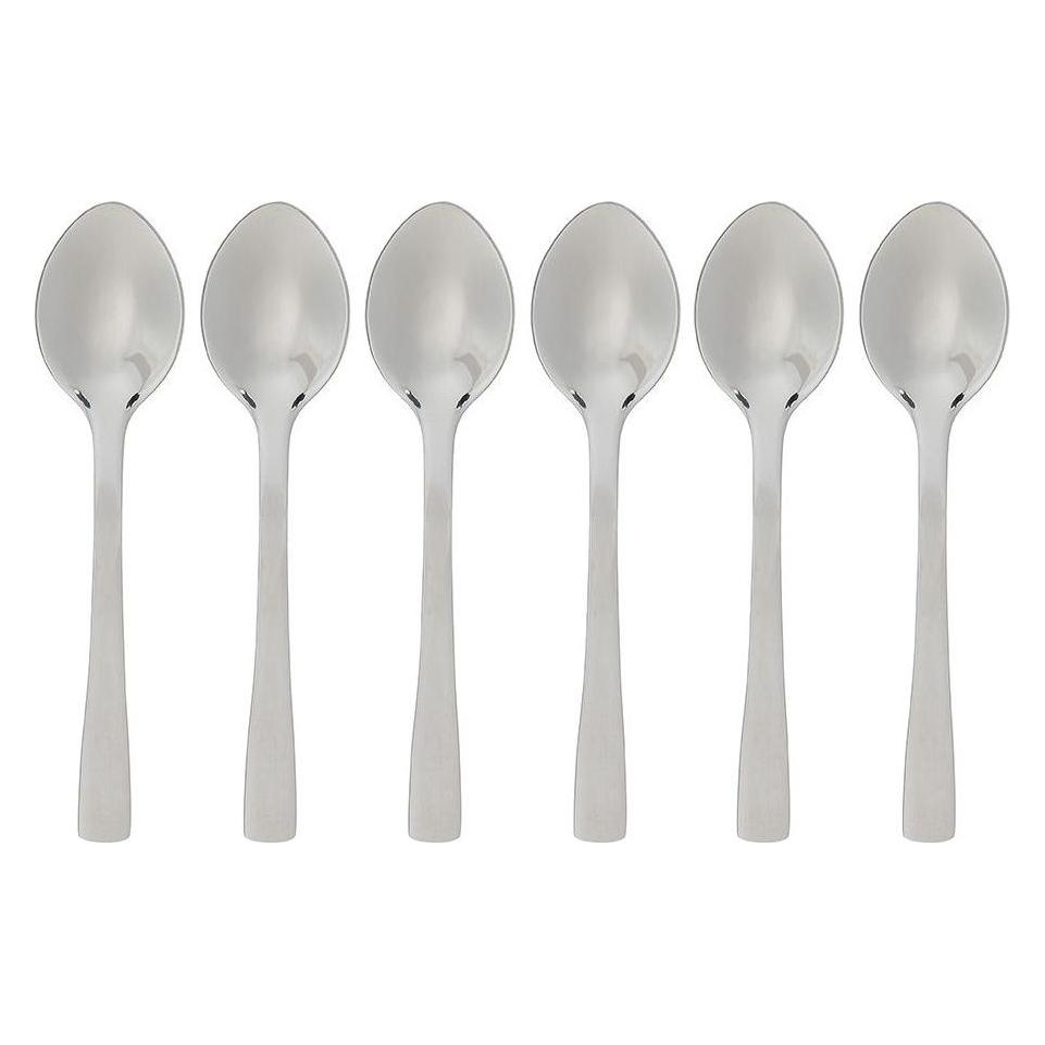 Secret de Gourmet Kleiner rostfreier silberner Präzisions-Mokkalöffel 9,5 cm 6 Löffel (6 Stk.) (49349884)