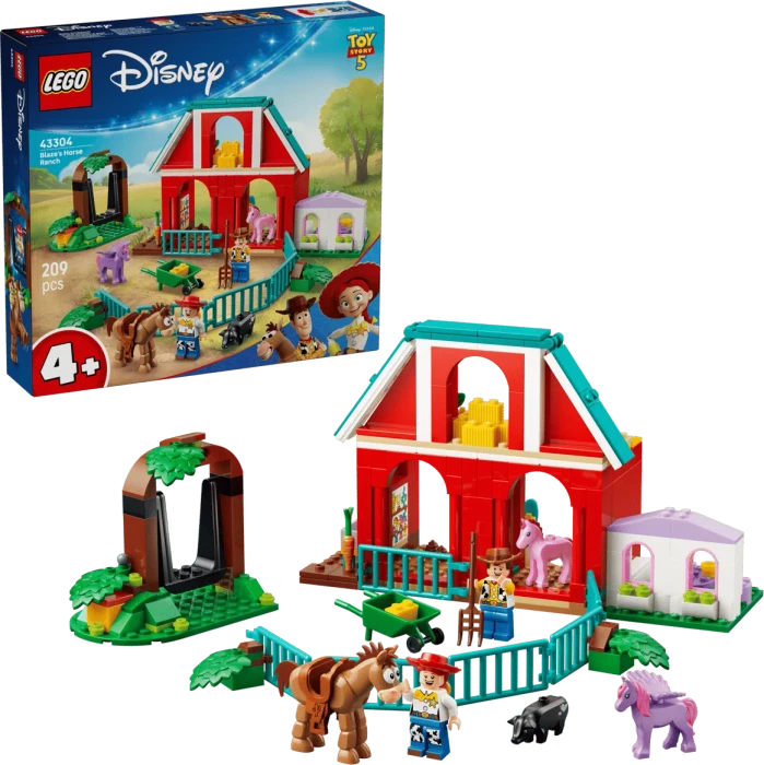LEGO Disney Pixar 43304 Blazes Pferderanch
