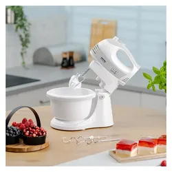 Zelmer Robot z misą biały 750W ZHM2459S, Handmixer, Silber, Weiss, Grau
