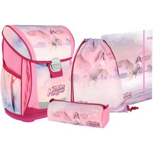 Spirit Schulranzen Cool Pegasus TTS 409052, 4-teilig, 1. - 4. Klasse, rosa, für Mädchen