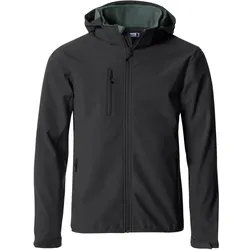 CLIQUE Basic Softshelljacke mit Kapuze Herren 99 - schwarz L