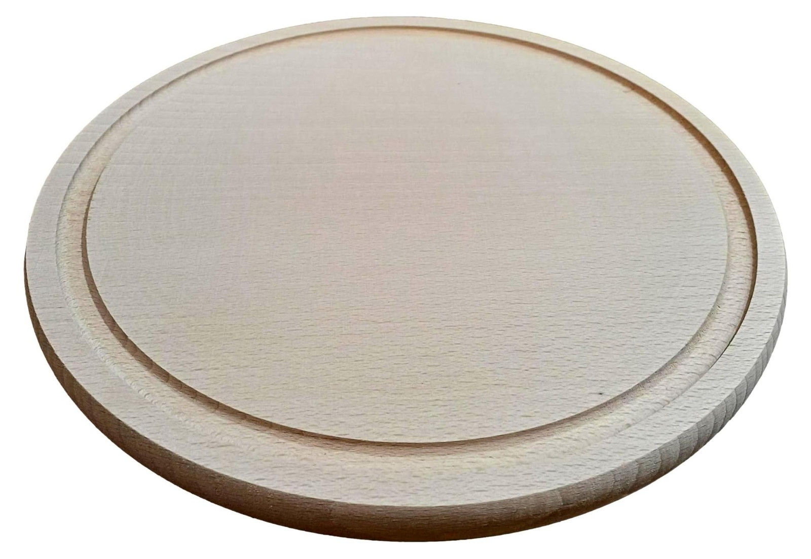 Dripio Ronde houten snijplank met groeven, 20 cm