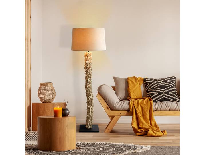 Artistiq Vloerlamp Falon Drijfhout - Wit