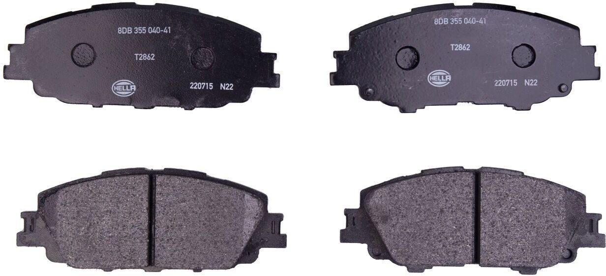 HELLA 8DB 355 040-411 Brake pad set
