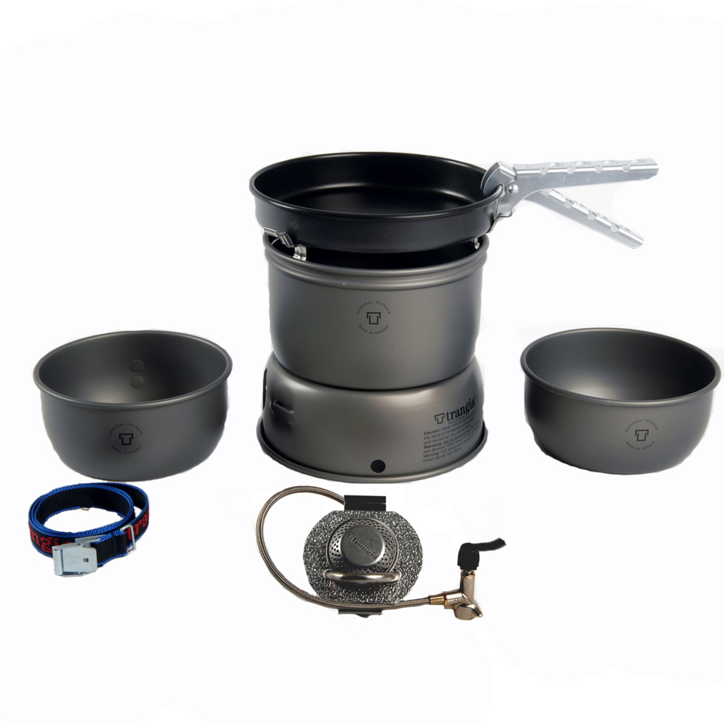 Trangia Sturmkocher klein Gas 27-5 Campingkocher schwarz Größe HA