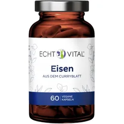 Eisen Kapseln (60 Stück) aus dem Curryblatt - Echt Vital