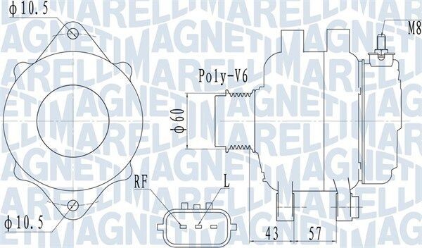 Lichtmaschine Generator 110A